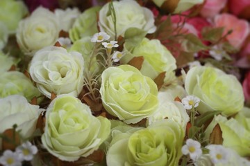 beautiful of rose artificial flowers