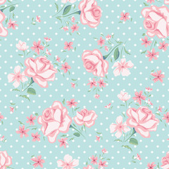 Floral seamless vintage pattern 3