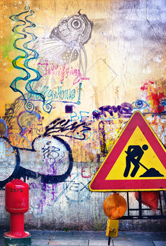 Street art-graffiti