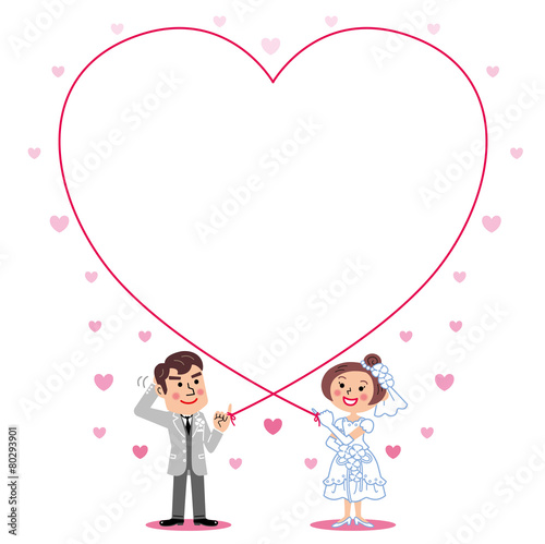 赤い糸 ウエディング 花嫁 花婿 Stock Photo And Royalty Free Images