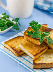 Toast with verdure