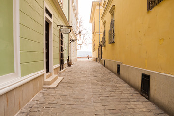 Buda Castle alley, Budapest, Hungary