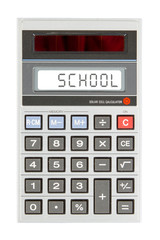 Old calculator - school