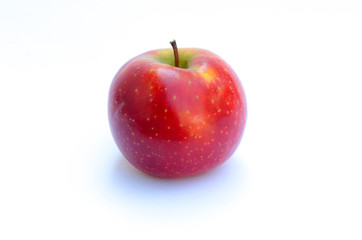 Red apple isolated on white