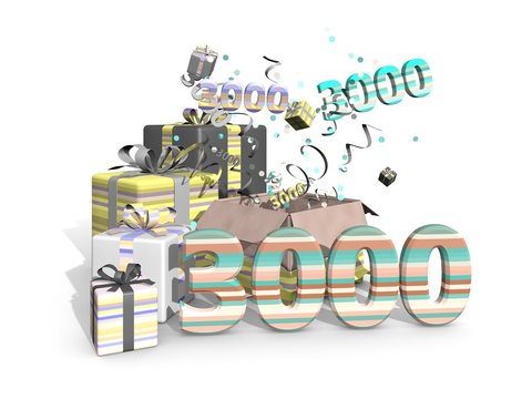 Feest voor bezoeker nummer 3000