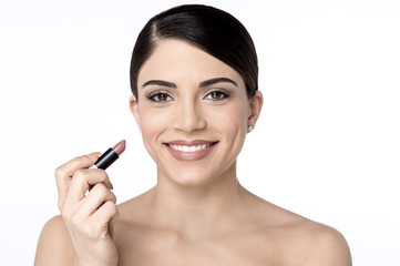 Beauty woman with lipstick