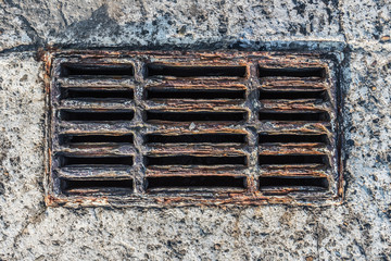 Rusty Storm Drain