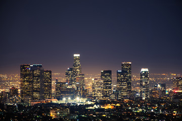 Fototapeta na wymiar Downtown Los Angeles USA