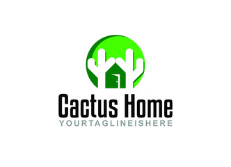 Cactus Home - Logo Template