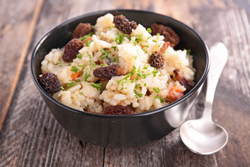 mushroom risotto