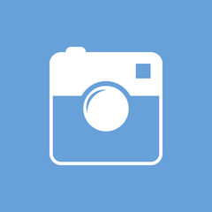 Camera white icon