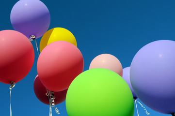 multicolored balloons