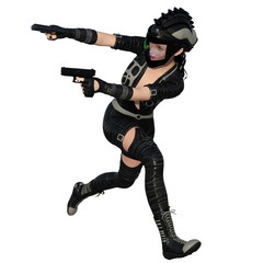 Fototapeta premium Kobieta wojownik