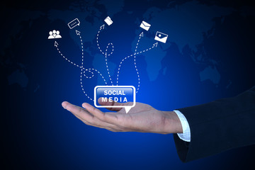 Social media concept
