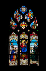 Vitraux église sainte Anne et saint Tudec, Landudec, Finistère