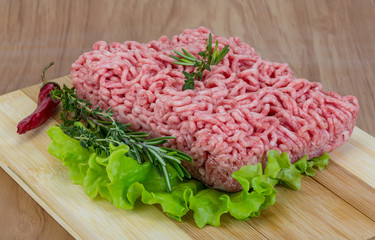 Raw minced meat