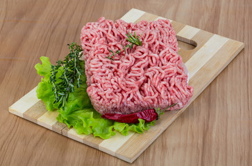 Raw minced meat