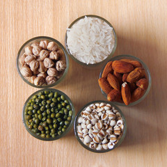 Different kinds of Grains