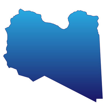 Libyen in Blau