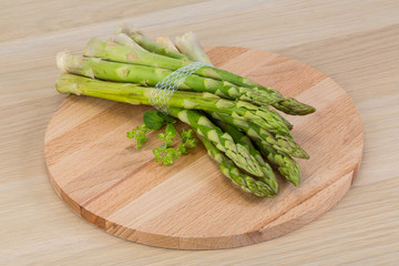 Raw asparagus