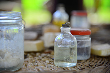 Making soap in the old way with animal fat