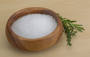Sea salt crystal