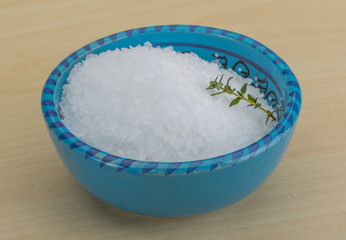 Sea salt crystal