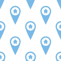 Home pointer seamless pattern