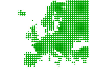 Obraz premium Karte von Europa