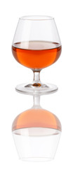 Glass of cognac
