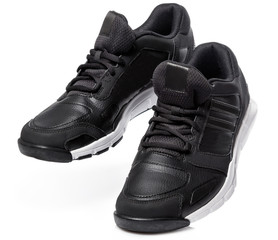 Black sport shoes