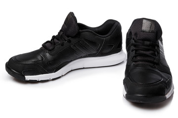 Black sport shoes