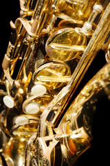 Obraz na płótnie Canvas Saxophone detail
