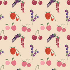 Summer seamless pattern