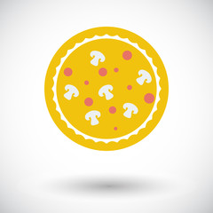 Fototapeta premium Pizza icon