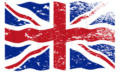 United Kingdom Flag Grunged