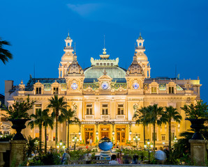 Fototapeta premium MONTE CARLO - JULY 4: Monte Carlo casino in Monaco on July 4, 20