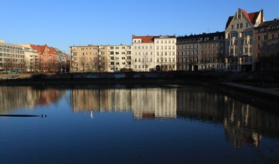 Am Engelbecken in Berlin (März 2015)