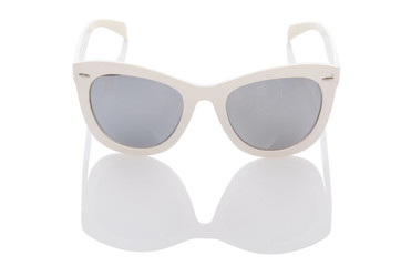 Fototapeta premium Elegant sunglasses isolated on the white