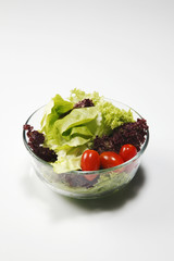 Close-up of a bowl of salad