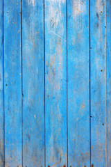Fototapeta na wymiar Blue Painted Wooden Boards