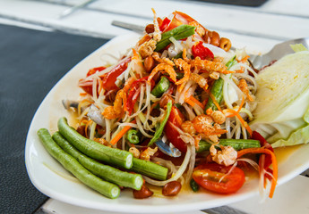 green papaya salad