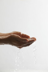 Fototapeta premium Handful of water