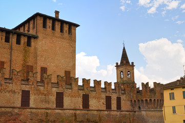 Fototapeta na wymiar Castle of Fontanellato. Emilia-Romagna. Italy.