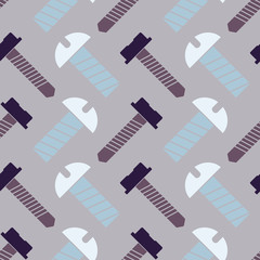 Seamless background with screws