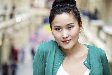 Portrait of a beautiful asian young woman