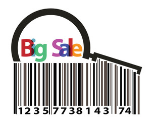 barcode with magnifying