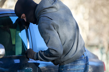 Fototapeta premium car thief