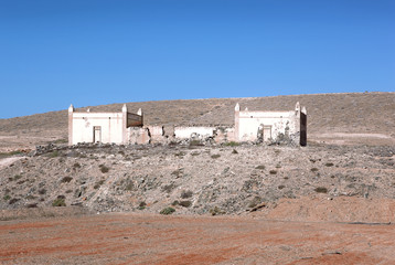 Ruine eines Hauses auf Fuerteventura