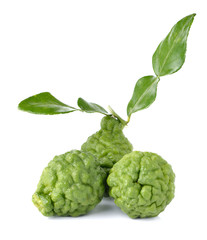 Fototapeta premium Bergamot isolated white background.